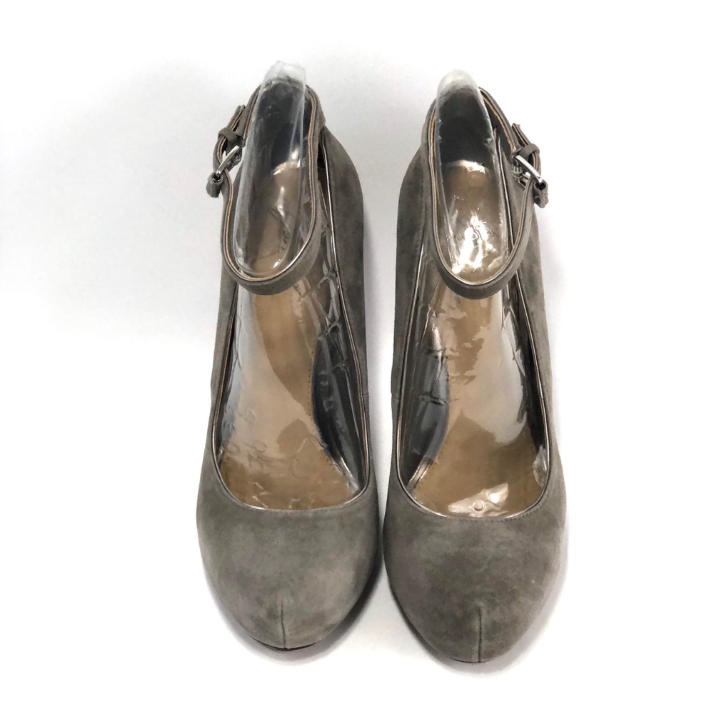 Badgley Mischka Suede Ankle Strap High Heel